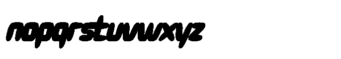 Poulens Italic Font LOWERCASE