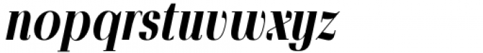 Povetarac Didone Black Italic Font LOWERCASE