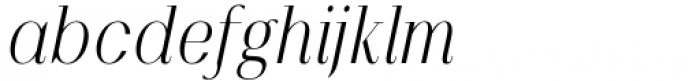 Povetarac Didone Medium Italic Font LOWERCASE