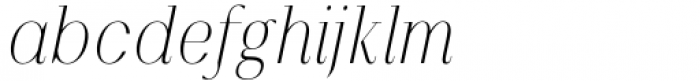 Povetarac Didone Regular Italic Font LOWERCASE