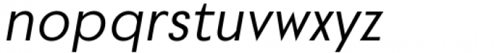 Povetarac Sans Semi Bold Italic Font LOWERCASE