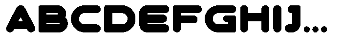 Povin L Black Font UPPERCASE