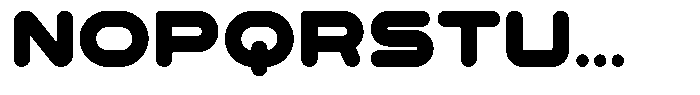 Povin L Black Font UPPERCASE