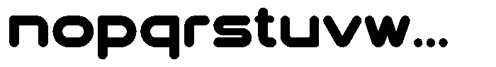 Povin L Black Font LOWERCASE
