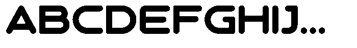 Povin L Bold Font UPPERCASE