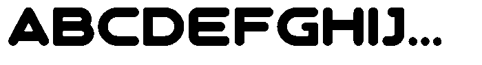 Povin L Extra Bold Font UPPERCASE