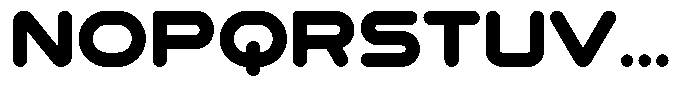 Povin L Extra Bold Font UPPERCASE