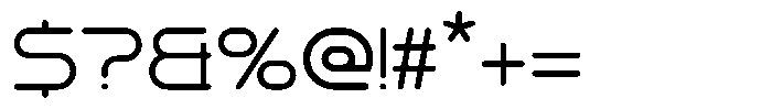 Povin M Light Font OTHER CHARS