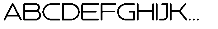 Povin M Light Font UPPERCASE