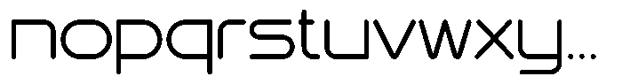 Povin M Light Font LOWERCASE