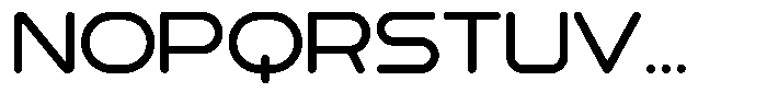 Povin M Regular Font UPPERCASE