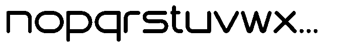 Povin M Regular Font LOWERCASE