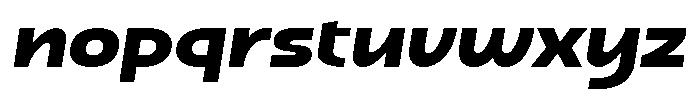 Povlar Slant Regular Font LOWERCASE