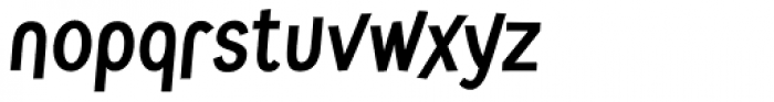 Powdermonkey Bold Italic Font LOWERCASE