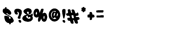 Power Blank Regular Font OTHER CHARS