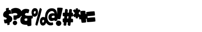 Power Pop POW Regular Font OTHER CHARS