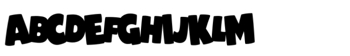Power Pop POW Regular Font UPPERCASE