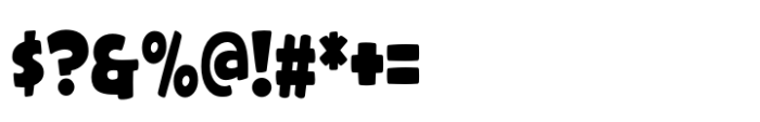 Power Pop Regular Font OTHER CHARS