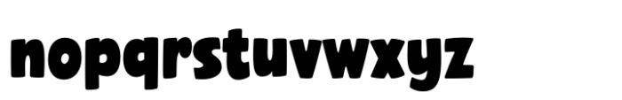 Power Pop Regular Font LOWERCASE
