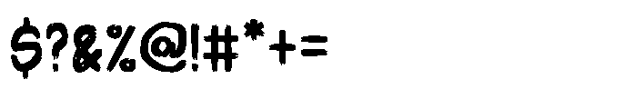 Power Rough Font OTHER CHARS