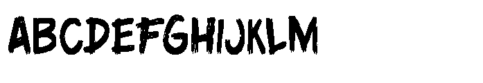 Power Rough Font UPPERCASE