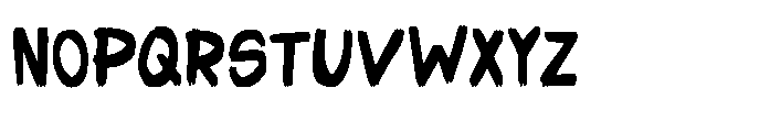 Power Rough Font LOWERCASE