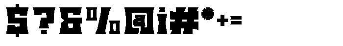 Power Strain Font OTHER CHARS