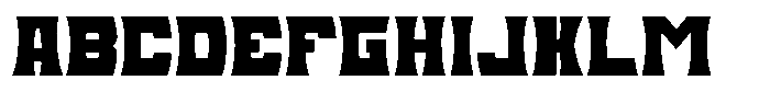 Power Strain Font UPPERCASE