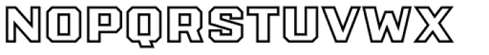 PowerStation Outline Wide Font LOWERCASE