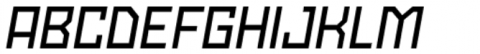 Powerlane SemiBold Oblique Font UPPERCASE