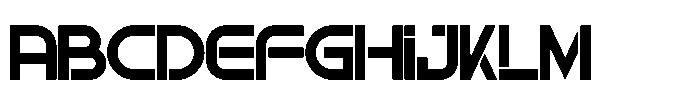 Powery Font UPPERCASE