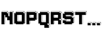 Poxast Font UPPERCASE