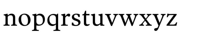 Poynter Old Style Text Font LOWERCASE