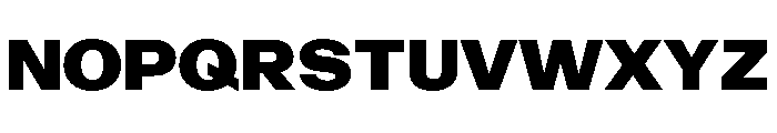 PoWAlara Black Font UPPERCASE