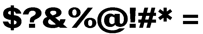 PoWAlara ExtraBold Font OTHER CHARS