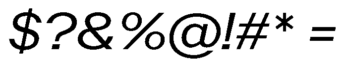 PoWAlara Italic Font OTHER CHARS