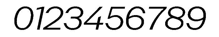 PoWAlara LightItalic Font OTHER CHARS