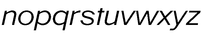 PoWAlara LightItalic Font LOWERCASE
