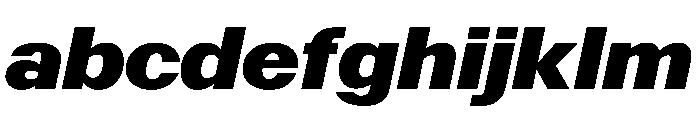 PoWAlaraVF BlackItalic Instance FONT