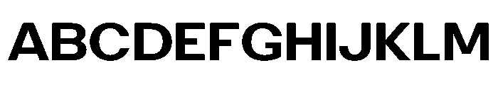 PoWAlaraVF Bold Instance Font UPPERCASE