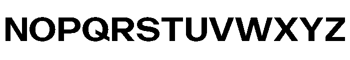 PoWAlaraVF Bold Instance Font UPPERCASE