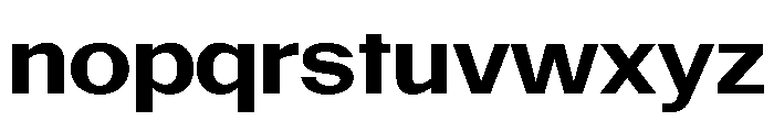 PoWAlaraVF Bold Instance Font LOWERCASE