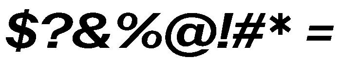 PoWAlaraVF BoldItalic Instance Font OTHER CHARS