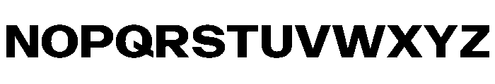 PoWAlaraVF ExtraBold Instance Font UPPERCASE