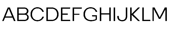 PoWAlaraVF Light Instance Font UPPERCASE