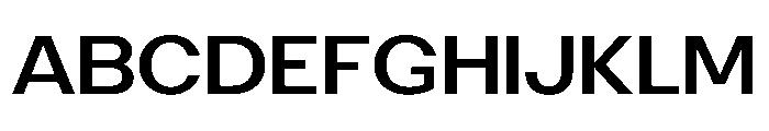 PoWAlaraVF Medium Instance Font UPPERCASE