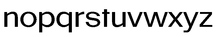 PoWAlaraVF Regular Instance Font LOWERCASE