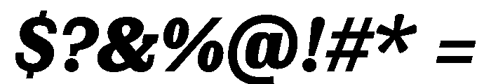 PoWCovenant BlkIt Font OTHER CHARS