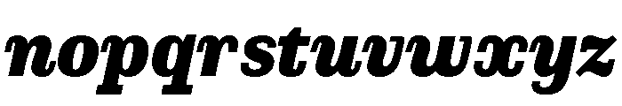PoWCovenant BlkIt Font LOWERCASE