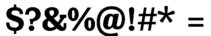 PoWCovenant XBd Font OTHER CHARS